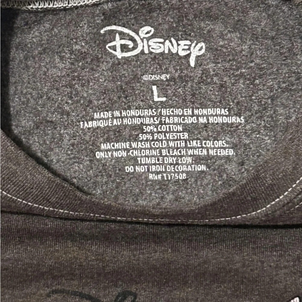 Disney Bambi Long Sleeve Distressed Sweatshirt Mens Oversized Large P2P 27-30
